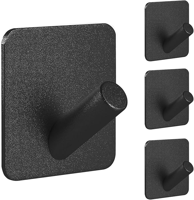 Paoli Heavy Duty Self Adhesive Hooks - Sturdy self Adhesive Hooks for Home, School and Office Easy to fit and Remove(4PC)