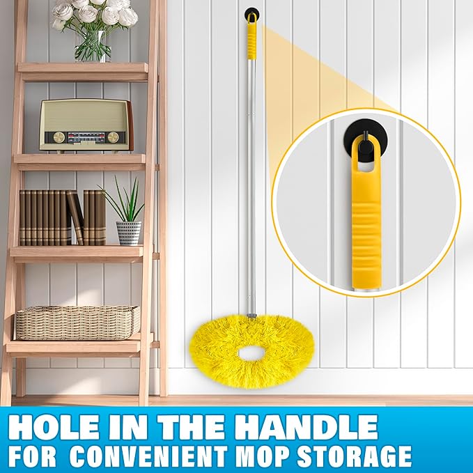 Ceiling Fan Duster Tool - Ceiling Fan Cleaner Duster or Effortless Dust Removal, Adjustable Length (up to 50 Inch Ergonomic Handle), Easy to Use and Store, Durable and Lightweight Microfiber