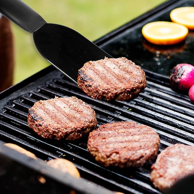 Universal Grill Scraper for George Foreman Indoor Grills and Other Indoor Grills with Grooves Heat Resistant Nylon Grill Spatula Cleaner Tool for Easy Cleaning Comfortable Grip (1)