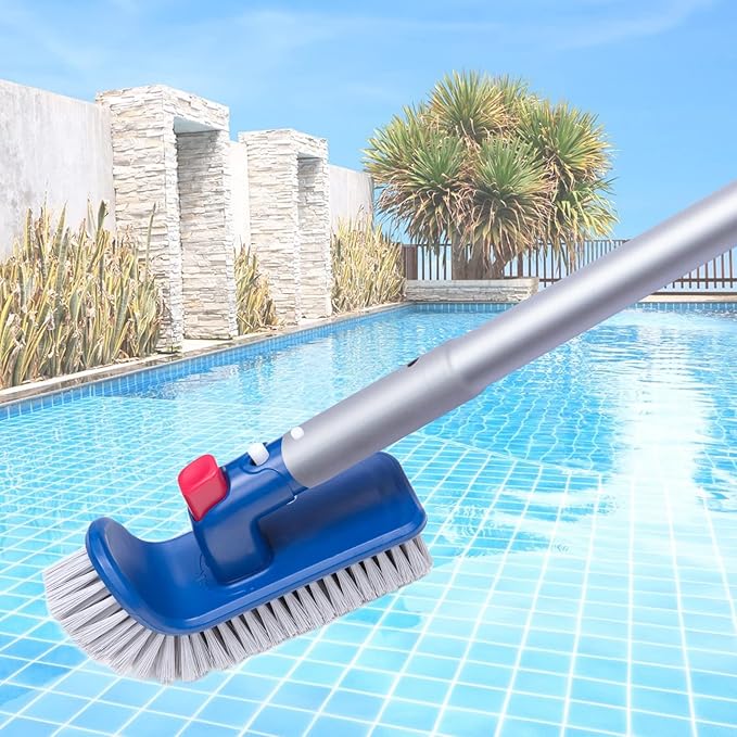 Sepetrel Pool Brush Head for Cleaning Walls,Steps & Corners,Rotatable Hand Scrub Brushes,for Inground/Above Ground Swimming Pool,Spa, Bathroom, Hot Tub, Kitchen