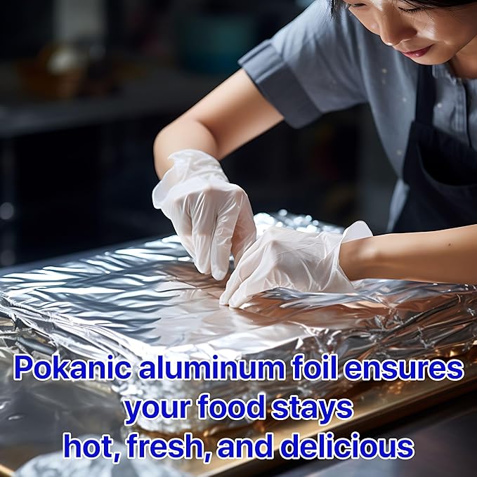 Aluminum Foil Wrap Roll 12 in x 1000 ft Heavy Duty Commercial and Home Use for Food, BBQ, Grilling, Cooking, Baking, Roasting, Party (12 in x 1000 ft, 1 Pack)