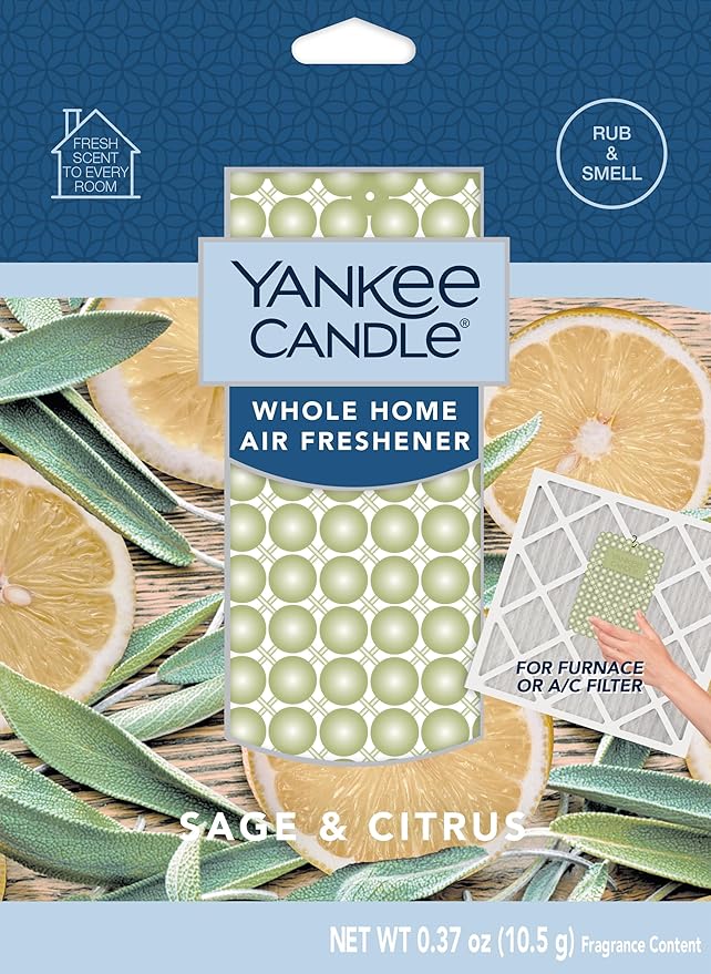 Yankee Candle Sage Citrus Whole Home Air Freshener (Pack of 8)