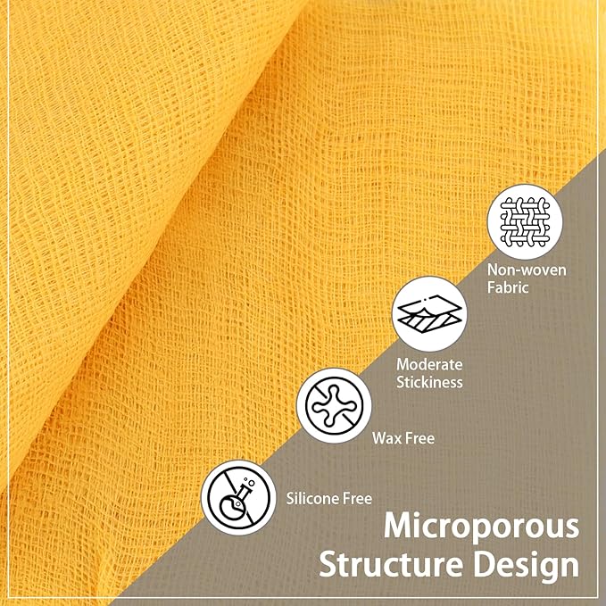24 Pack Tack Cloths, Tack Rags for Woodworking, 17.7 x 35.4 in Tac Cloth Dust Stain Rags for Automotive Painting, Sanding, Cleaning, Dusting, Staining