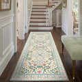 Floral Rug for Living Room Bedroom(Green 2x5