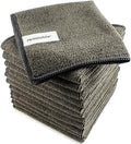 Remooble Microfiber Cleaning Cloth, Streak Free Whiteboard Cleaning Rags, Dry Erase Microfiber Towels, Pack of 12, Size 10 x 10 inch (25 x 25cm)