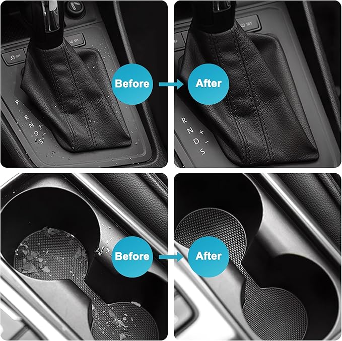 FiveJoy 4Pack Car Cleaning Gel, Car Gel for Cleaning for Interior, Reusable & Durable Detailing Tools, Dust Cleaner Gel for Keyboard Vent Cleaner Pink Slime Goop (640g/22.4oz)