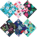 Weewooday 18 Pieces Glasses Cleaning Cloth Cute Flower Spring Floral Design Microfiber Cleaning Cloth Llama Eye Glasses Lens Cleaner Cloth Glasses Reusable Cloth Wipes for Phone (Floral)