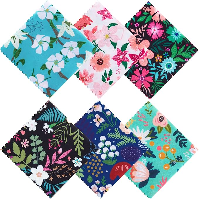 Weewooday 18 Pieces Glasses Cleaning Cloth Cute Flower Spring Floral Design Microfiber Cleaning Cloth Llama Eye Glasses Lens Cleaner Cloth Glasses Reusable Cloth Wipes for Phone (Floral)