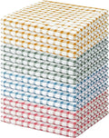 Nialnant 12 Pack Dish Towels for Kitchen,100% Cotton Soft Dish Rags,Quick Drying Dish Cloths for Washing Dishes,Cleaning Rags-11 x 11In