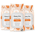 The Honey Pot Company - Feminine Wipes - Daily PH Balancing, Fragrance & Sulfate Free Wipes for Intimate Parts, Body, or Face - Hygiene Products - Normal 30 ct (Pack 3)