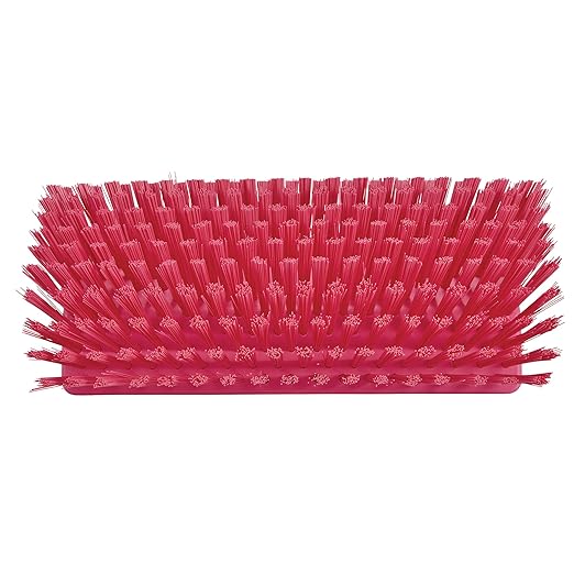Vikan 70471 Brush,High-Low,Medium,10",PP/PBT,Pink