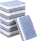 10pcs Dishwashing Sponge Kitchen Dish Sponge Scouring Pad Non-Scratch Double-Sided Cleaning Sponges Heavy Duty Scrub Sponges for Kitchen Cleaning Sponges for Dishes
