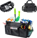 Large Cleaning Caddy for Cleaning Suppliers Organizer,15" Storage Organizer for House Clean Essential, Wearable Cleaing Bag, Storage Caddy for Housekeeping