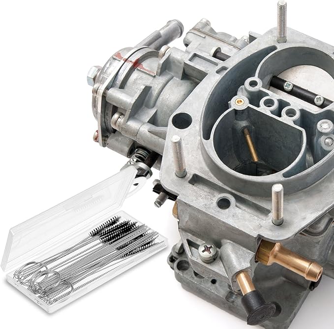 Frienda Carburetor Cleaning Kit - Cleaner Tool with Brushes, Including Nylon Tube Brush and Cleaning Needles