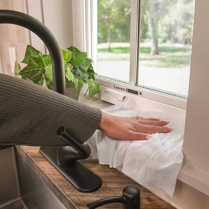 Quikcloth® Everyday Clean – Plant-Based, Gentle, Plastic-Free Cleaning Wipes for Home & Kitchen - Safe on Hands and Surfaces