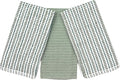 Serafina Home Sage Green Kitchen Dish Towels- Set of 3 100% Cotton Soft Cleaning Drying Absorbent Textured Terry Loop- Oversized 28" x 18" Multipurpose Towels for Everyday Use