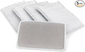 The Rag Company - Jersey Bug Scrubber Pads - Pearl Weave, Easily and Safely Trap Bug Splatter in Sponge, Safe on All Finishes, 4in x 6in, Ice Grey (5-Pack)