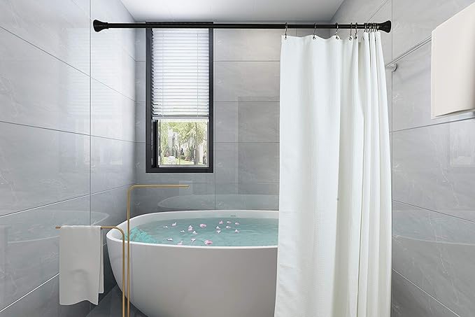 Utopia Alley HK1RB Deco Flat Double Roller Shower Curtain Hooks; Oil Rubbed Bronze