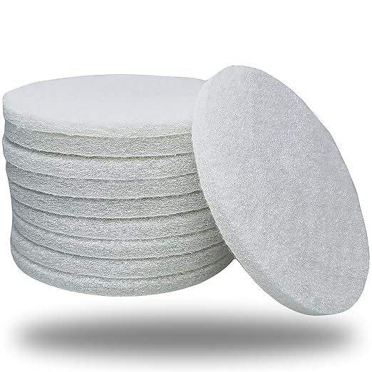 10 Pack 5" 2000 Grit Non-Scratch Polishing Pad Hook & Loop Discs, Non-Abrasive Finishing Pads, Buff & Polish Finished Surfaces, Wood Oil & Wax Application, 5 Inch Orbital Sander Polishing Pad