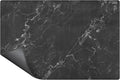 SUEH DESIGN Coffee Mat, Absorbent Dish Drying Mat 23.6 x 15.7 in Quick Dry Coffee Mat Large Drying Mats for Kitchen Counter Coffee Bar, Marble Black