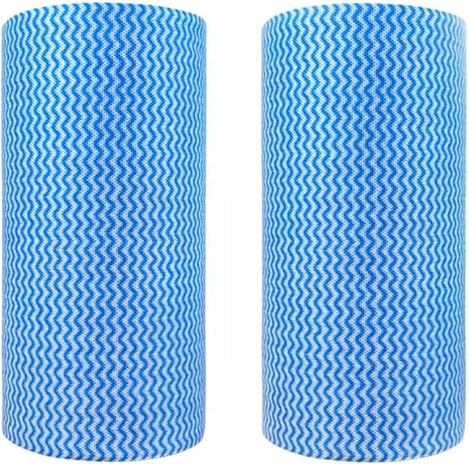 KLEENDOL200 Sheet Disposable Cleaning Cloths Disposable Dish Cloths Paper Towels Reusable Household Cleaning Towel 2 Rolls