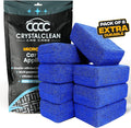 Microfiber Applicator Pad (5" X 3") (Pack of 8) Rectangle Microfiber Applicator Sponges Lint Free Soft Polishing Pads Car Wax Applicator for Detailing and Buffing - Blue