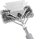 Grill Brush - Outdoor Grill Cleaner - BBQ Brush with Woven Wire Bristles, 18" - Safe & Efficient