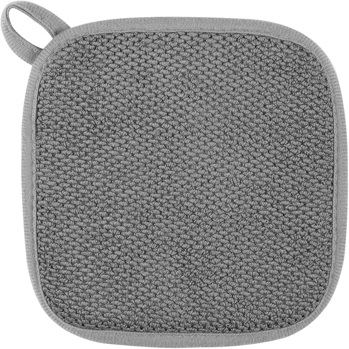 Microfiber Dish Drying Mat, Super Absorbent Kitchen Dish Drying Pad for Easter Day, Reversible Gift Mats for Countertop, 7 * 7 inch Gray
