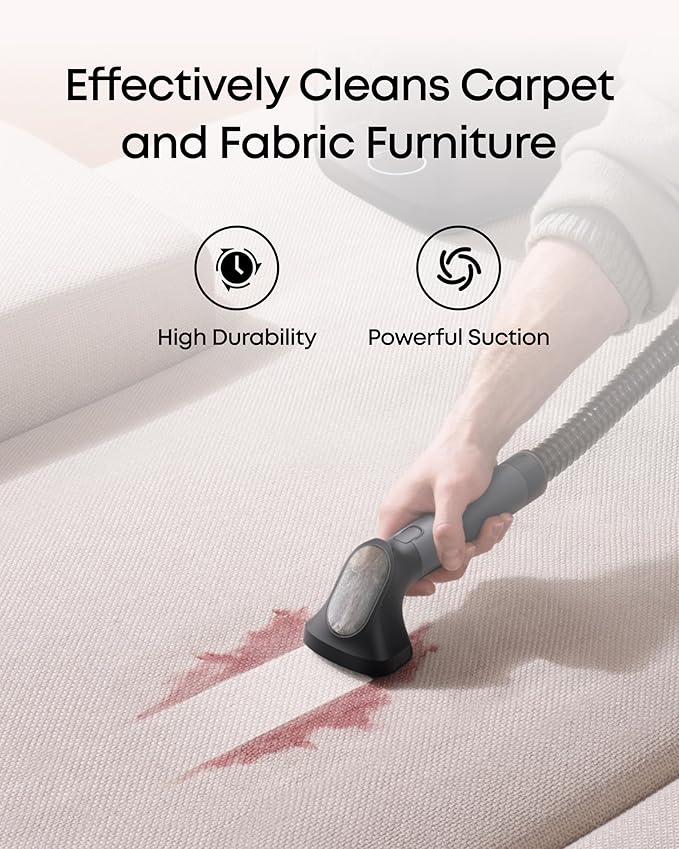 eufy Fabric Cleaning Brush, Powerful Suction, Efficient Cleaning, Durable, Compatible with E28