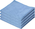 Superio Microfiber Cleaning Cloth for Cars, Kitchen Cleaning Rags for Housekeeping, 16" Micro Fiber Towels for House, Bathroom Absorbent All-Purpose Streak-Free lint-Free Wash Cloths (3 Blue)