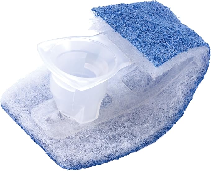 Scotch-Brite Disposable Toilet Scrubber Refills, Removes Rust & Hard Water Stains, 12 Count,(Pack of 8)