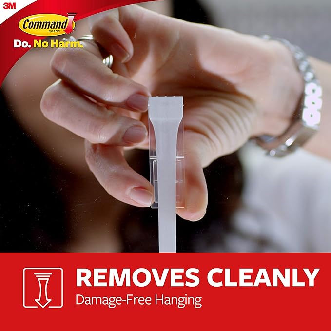 Command Clothes Hanger, 1 Hanger, 2 Strips/Pack, White, Large (Pack of 2)