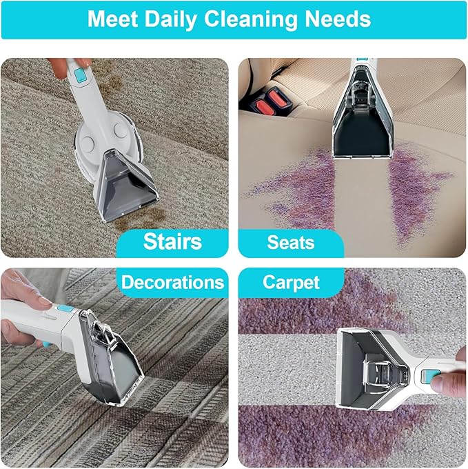Shark PX201 3.5"Tough Stain Cleaning Brush Attachment for with Shark PX201, PX202BRN, Shark CarpetXpert Upright EX201 R-EX200 R-EX201 EX150 EX151, Reversible Bristle Replacement Brush Part (1+2)