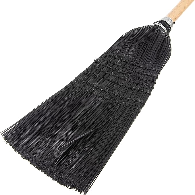 Carlisle FoodService Products CFS 4168003 Maid/Parlor Broom, Black