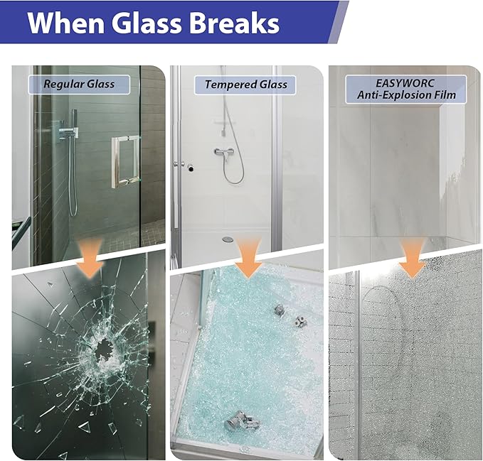Frameless Pivot Shower Door 26"-28" W x 72" H, Swing Shower Glass Doors with Nano Explosion-Proof Film Tempered Glass 1/4"(6mm) Reversible Installtion, Brushed Nickel Finish