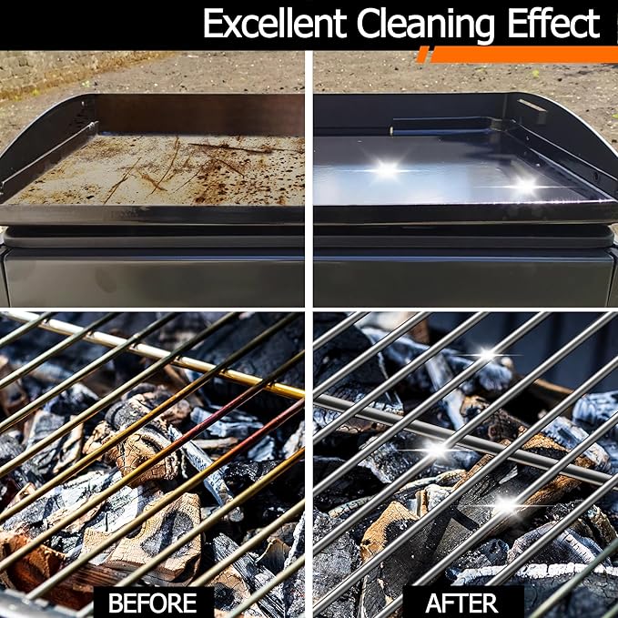 Heavy Duty Grill Cleaner, Grill Cleaning Bricks, Pumice Griddle Cleaning Stone Removing Stains for BBQ, Swimming Pool, Sink(8 Pack)