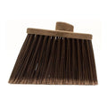 SPARTA Plastic Broom Head, Angled, Flagged for Small Debris Indoor, Outdoor, Home, Restaurant, Lobby, Office, 12 Inches, Brown, (Pack of 12)