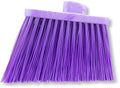 SPARTA Plastic Broom Head, Angled, Un-Flagged for Large Debris Indoor, Outdoor, Home, Restaurant, Lobby, Office, 12 Inches, Purple