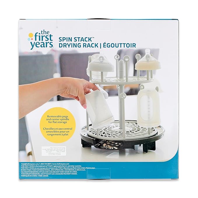 The First Years Spin Stack Drying Rack