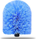 Big Cobweb Duster Head Twist-On Spider Web Fuster for Outdoor & Indoor Web Cleaning // Fits Standard 3/4 inch Threaded Poles // Cobweb Duster Brush Head Only (Blue)