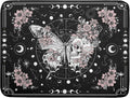 Skeleton Butterfly Dish Drying Mat Black Skull Absorbent Dish Drainer for Kitchen Counter Holiday Decor