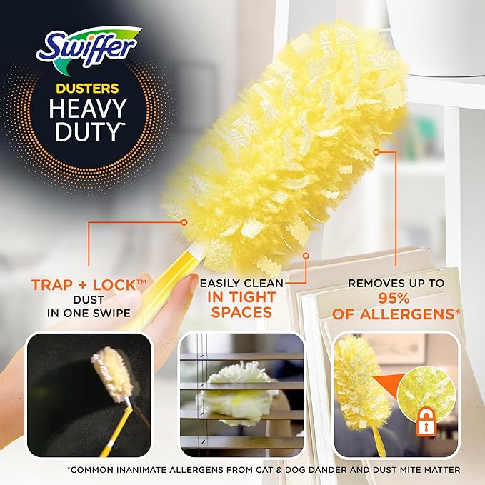 Swiffer Dusters 360 Extendable Handle Starter Kit 4 Refills
