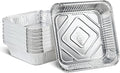 PLASTICPRO Disposable 9'' X 9'' X 2'' Inch Square Aluminum Tin Foil Baking Pans Bakeware - Cookware Perfect for Baking Cakes, Breads, Brownies, Bread, Meatloaf, Lasagna, Pack of 50