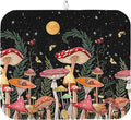 Dish Drying Mat for Kitchen Counter 18x24 Inch, Super Absorbent Dish Drainer Mat, Decorative Microfiber Dishes Drying Pad-Large(Mushroom)
