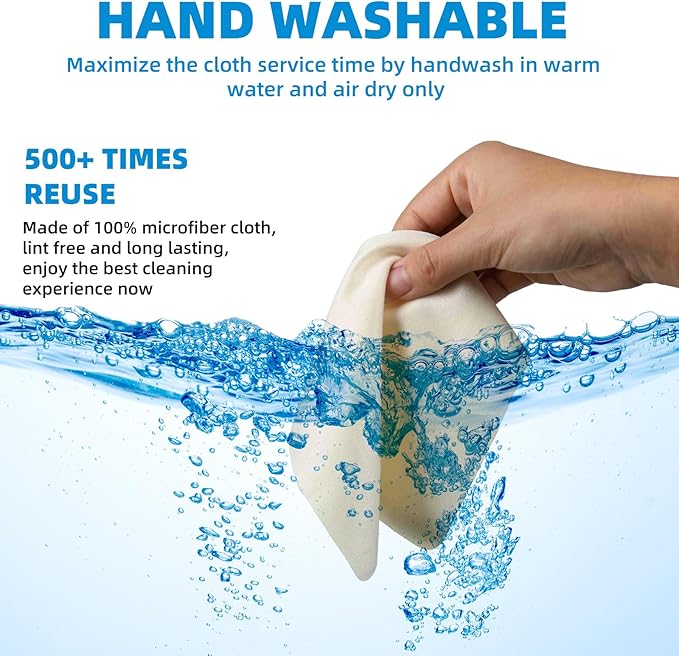 15 Pcs Glasses Cleaning Cloth Cleaner Wipes for Sunglasses, Cell Phone, Laptop, Jewelry, Cameras and LCD TV Screens (5 Colors)