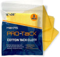 MāKRS 18" x 36" Pro-Tack Tack Cloth, 3-Pack Wood Prep Cloths, Remove and Trap Dust Particles, 100% Cotton, Staining, Varnishing, and Painting, Gentle on Surfaces