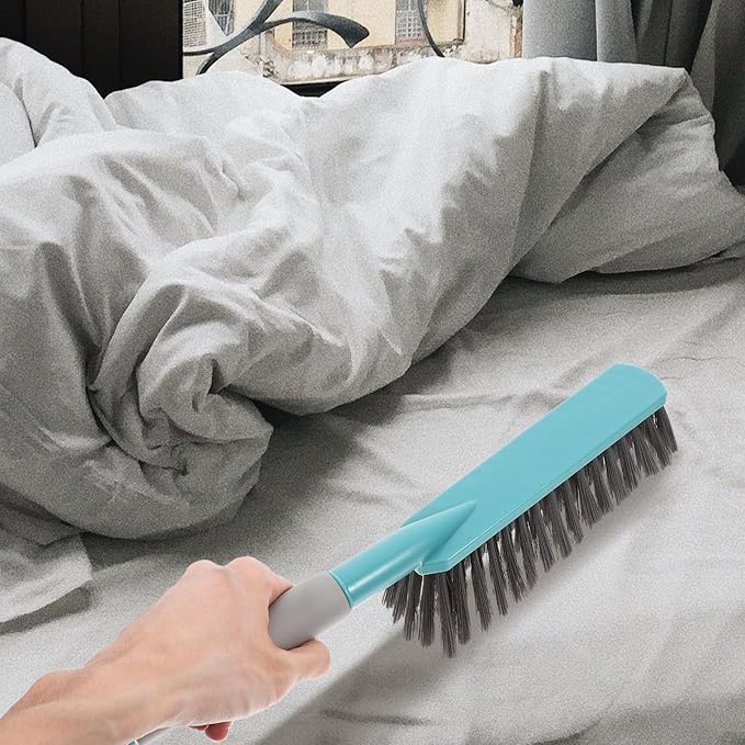 3pcs Soft Bristle Hand Brooms with Long Handles, Household Cleaning Brushes for Carpet, Sofa, and Dust Removal, Multi-Tone Set for Indoor Sweeping and Furniture Care