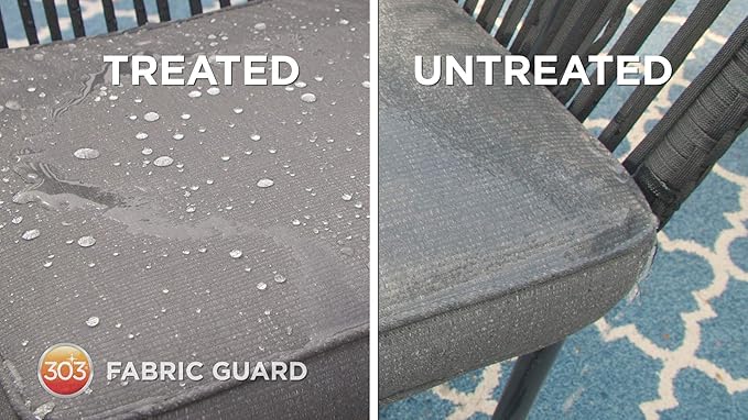 303 Products Fabric Guard – Water Repellent & Stain Shielding Fabric Protector Spray, Safe for All Outdoor Upholstery Fabrics, Easy to Use, Manufacturer Recommended Fabric Spray 1 Gallon (4 Pack)