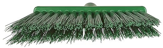 Vikan 29142 Broom,Angle Cut,Stiff,11",PP/PET,Green