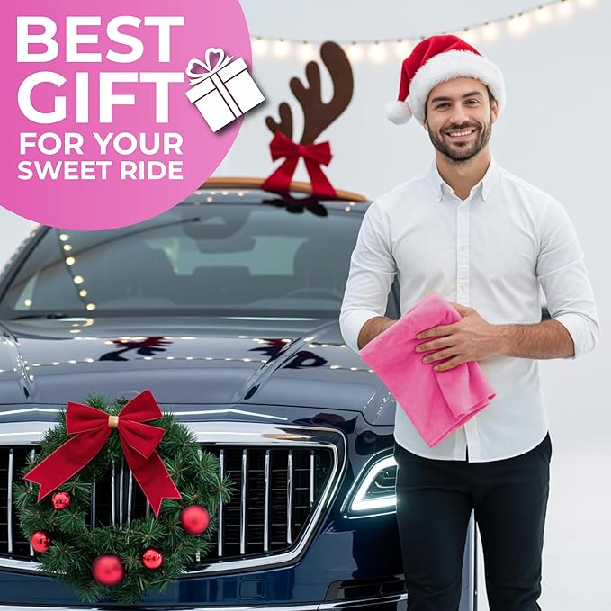 Premium Shammy Cloth for Car Drying - Super Absorbent Reusable Chamois Towel - Scratch-Free - 26'x17'